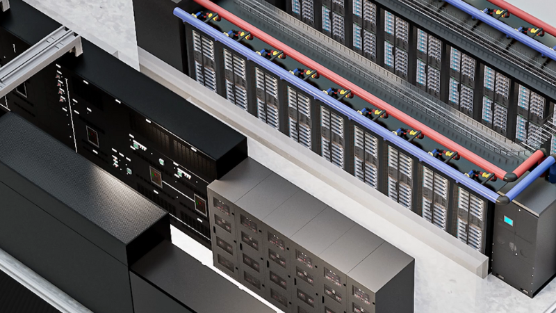 Vertiv develops energy-efficient cooling and power reference architecture for the NVIDIA GB300 NVL72 platform, available as SimReady™ assets in NVIDIA Omniverse blueprint for AI factory design and operations Image